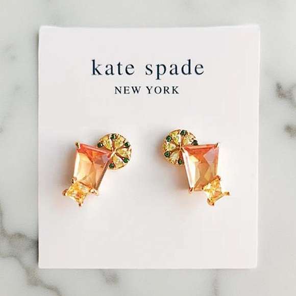 KATE SPADE • Sweet Treasures Stud Cocktail Earrings - Picture 7 of 7